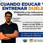 Liga ARFI impulsa una charla sobre violencia en el deporte y la escuela